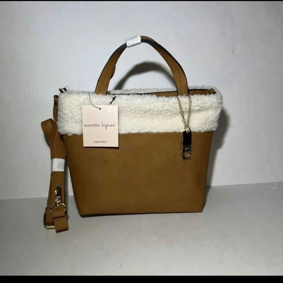 Nanette Lepore | Bags | Nanette Lepore Tan Vegan Leather 2in  display picture 3